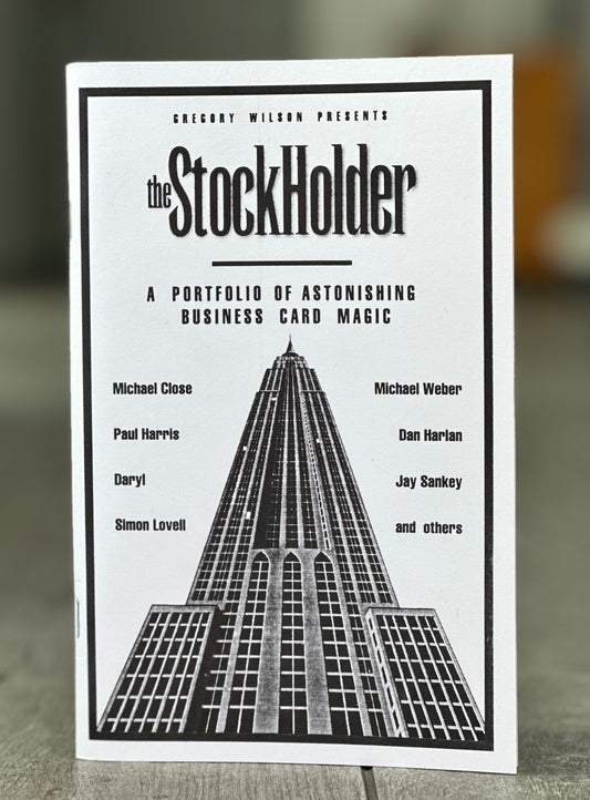 Stockholder Book by Gregory Wilson